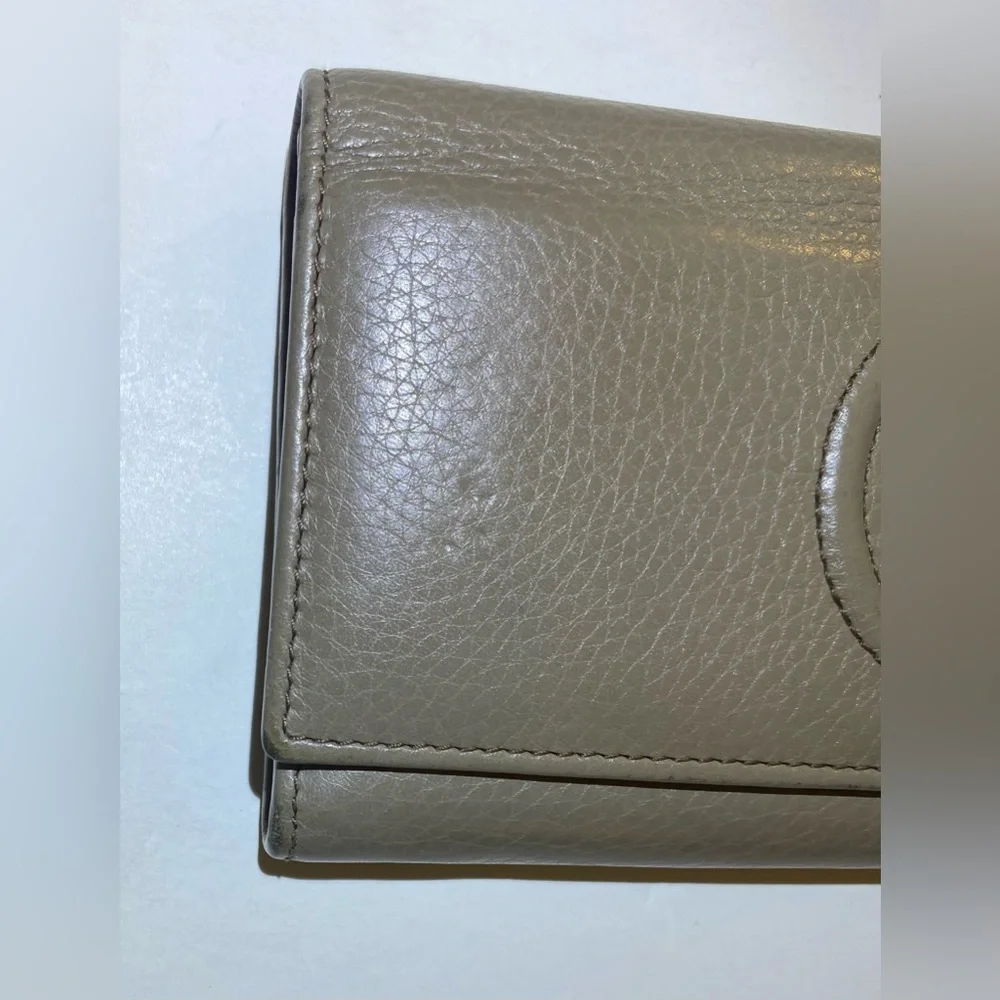 Gucci Soho Interlocking G Leather Continental Snap/Flap Closure Wallet